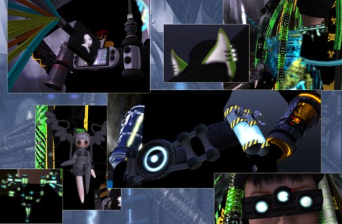 Cyberpunk Second Life fashion accessories