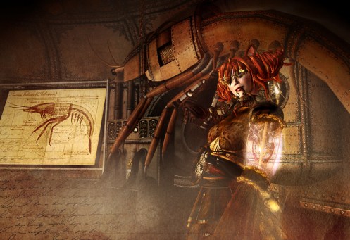 Second Life Steampunk outfit nemo01